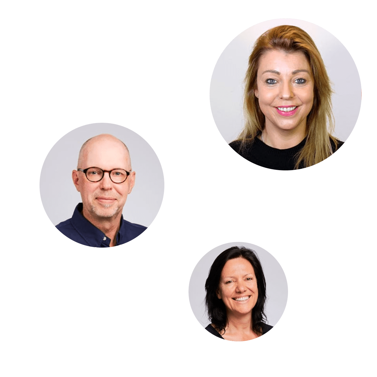 Team of executive coaching professionals: coach, psychologist and therapist